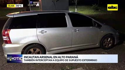 Video: incautan arsenal en Alto Paraná