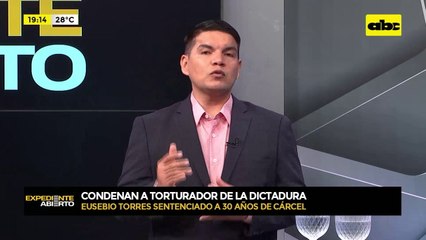 Video: condenaron a 30 años de cárcel al torturador stronista Eusebio Torres Romero