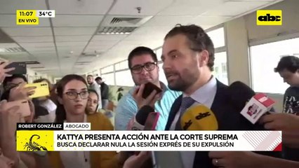 Video: Kattya González acciona ante la Corte por su expulsión del Senado