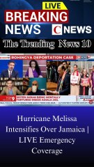 Hurricane Melissa Intensifies Over Jamaica | LIVE Emergency Coverage
