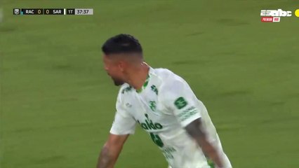 El golazo de Fernando Godoy en el triunfo de Sarmiento
