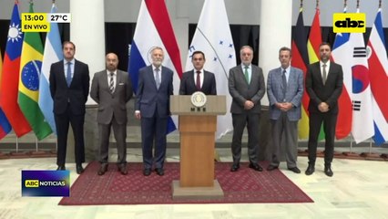 Canciller a embajadores europeos: “está vigente el estado de derecho”