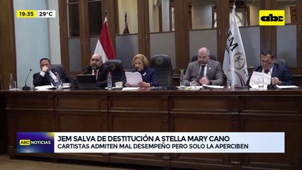 JEM salva de destitución a Stella Mary Cano: cartistas admiten mal desempeño pero solo la aperciben
