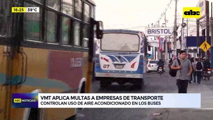Video: empresas de transporte son multadas por no usar aire acondicionado y por asientos en mal estado