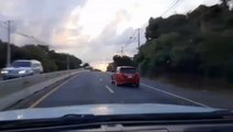 Accidente sobre la ruta PY02 en Itauguá