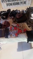 Video: Incautan armas de grueso calibre en Ypejhú