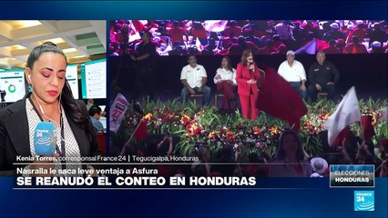 Nasralla saca leve ventaja a Asfura tras reanudación del conteo en Honduras
