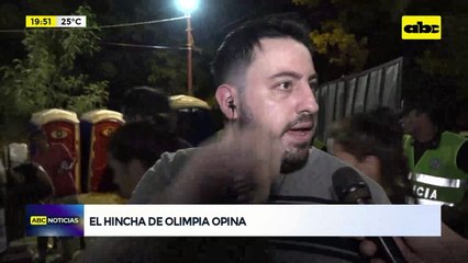 Video: el hincha de Olimpia opina tras el empate con Libertad