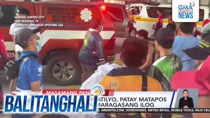 17-anyos na binatilyo, patay matapos tangayin ng rumaragasang ilog | Balitanghali