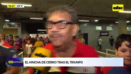 Video: el hincha de Cerro Porteño opina tras el triunfo ante Nacional