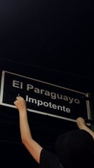 Paraguayo Impotente y Negligencia Nacional: artista cambió los nombres de las calles capitalinas