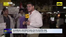 Hambre Cero: marcha ‘’en silencio’' de estudiantes y plenaria universitaria en la UNA