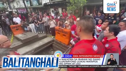 Mga informal settler na nakatira sa ibabaw ng isang major drainage line, boluntaryong lilikas matapos mag-inspeksyon doon ang DPWH at LGU | Balitanghali