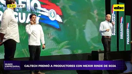 Video: Caltech premió a productores con mejor rinde de Soja