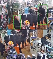 Video del asalto a un local comercial en Edelira
