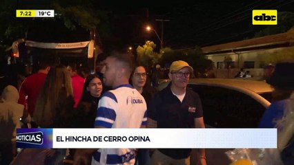 Video: El hincha de Cerro Porteño opina tras la victoria