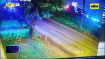 Video: Una camioneta atropelló a un motociclista y escapó