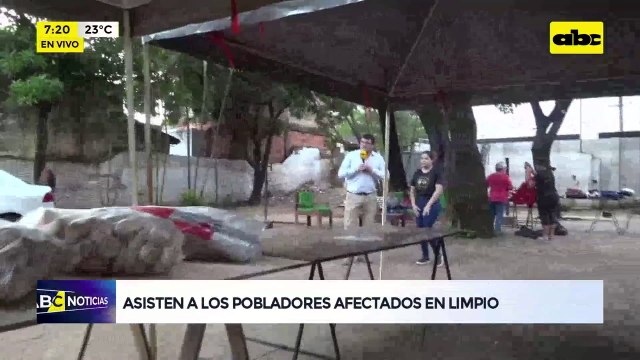 Video: Asisten a pobladores afectados por inundaciones en Limpio