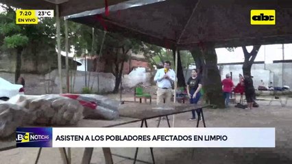 Video:  Asisten a pobladores afectados por inundaciones en Limpio
