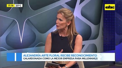 Reconocimiento a Alejandría Arte Floral: galardonada como la mejor empresa para Millennials