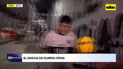El hincha del Olimpia opina tras derrota