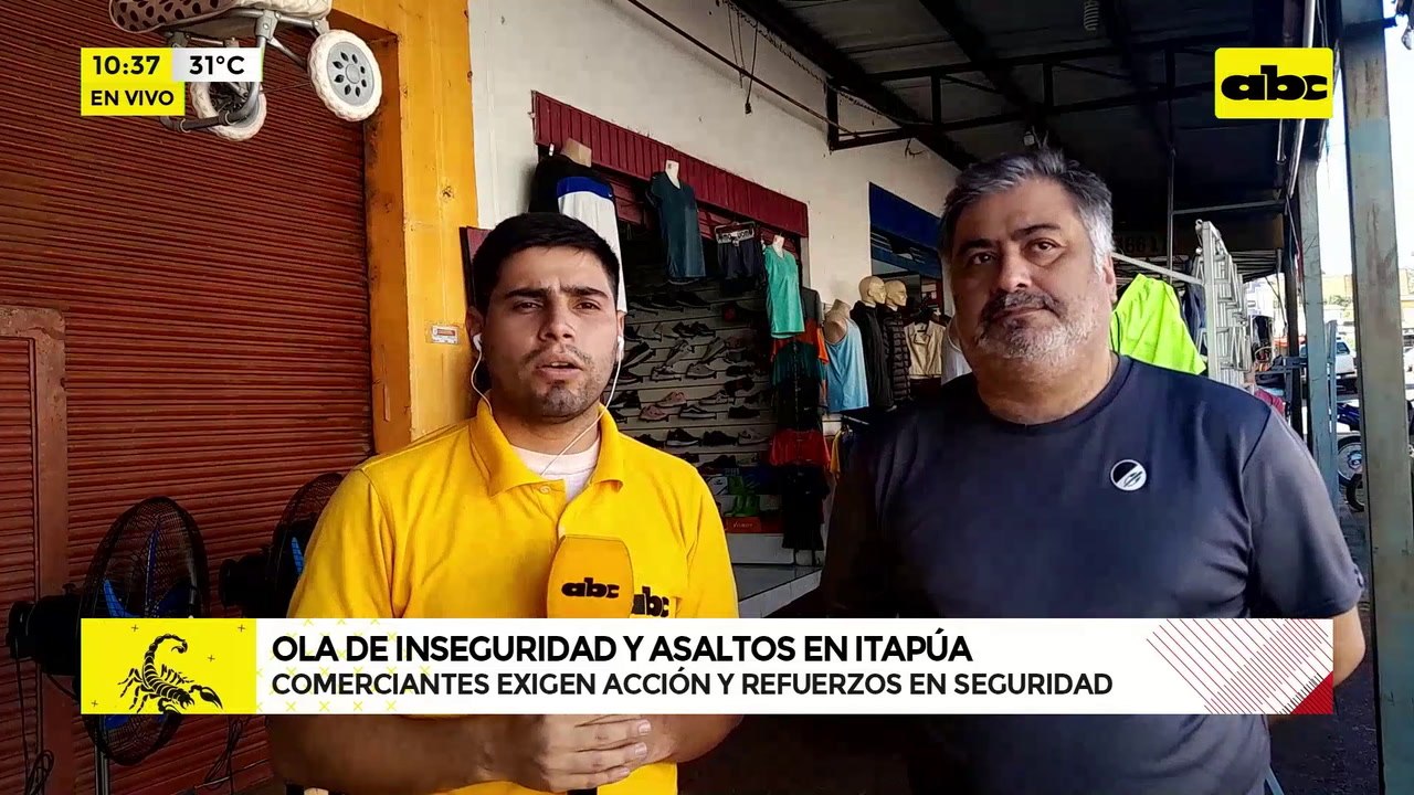 Inseguridad en Itapúa: comerciantes encarnacenos reclaman acciones