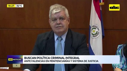 Video: buscan política criminal integral ante falencias en penitenciarías y sistema de justicia