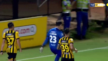 El gol de Gaspar Servio en el triunfo de Guaraní