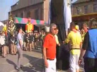 la fanfare de moulbaix et ses majorettes (belgique)