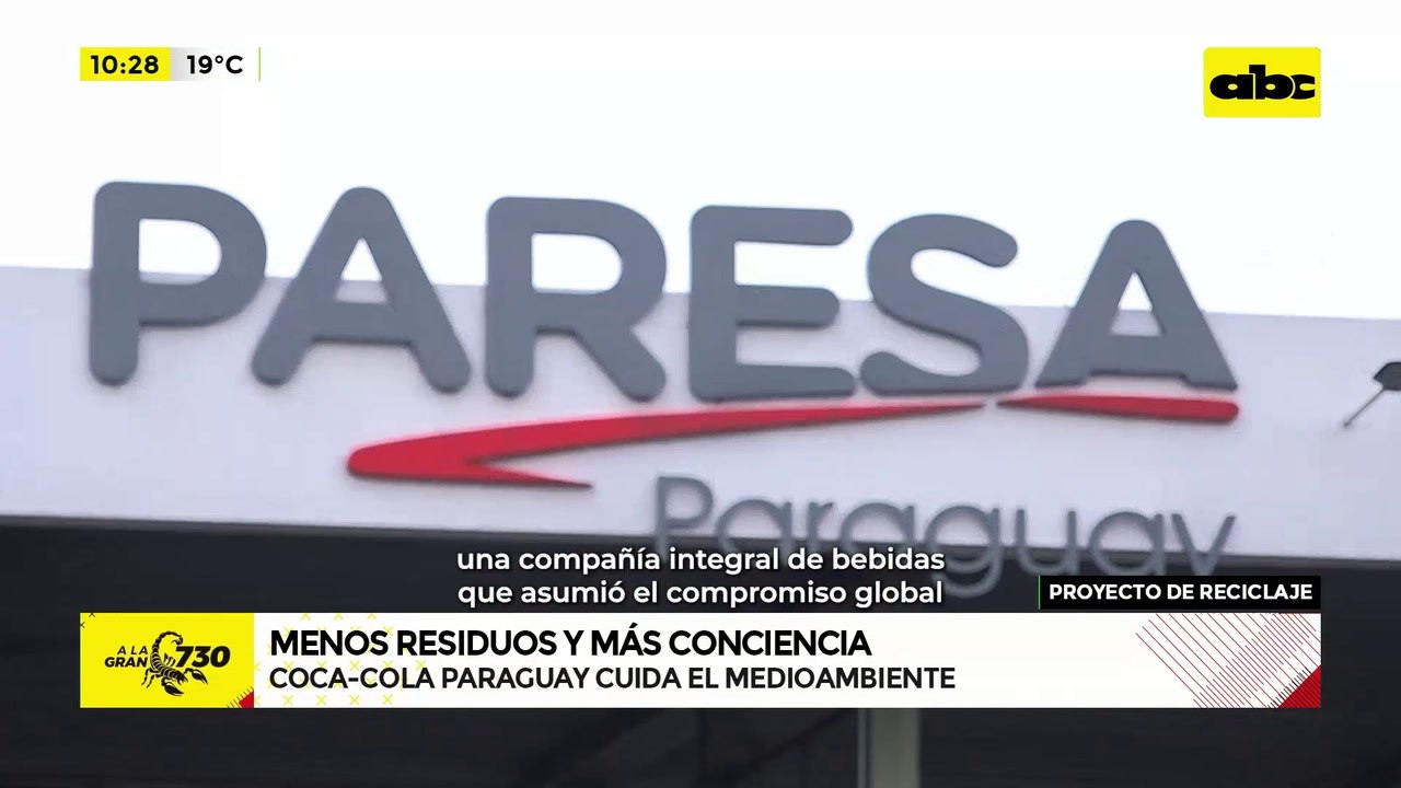 Menos residuos y más conciencia: el proyecto de reciclaje de Coca-Cola Paraguay