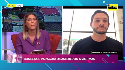 Inundaciones en Brasil: bomberos paraguayos cooperaron para asistir a víctimas