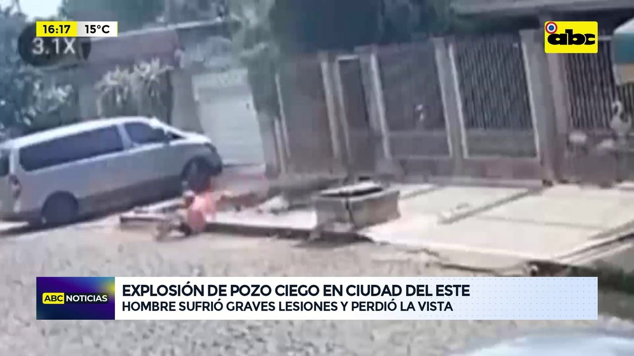 Video: explosión de pozo ciego causa graves lesiones a un hombre en CDE