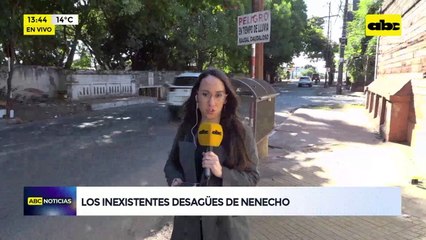 Video: los inexistentes desagües de Nenecho Rodríguez