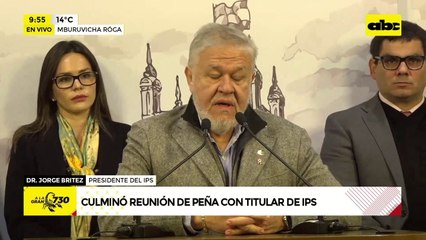IPS: prioridad es mejorar el gasto - “Nada es mágico”, dice Brítez