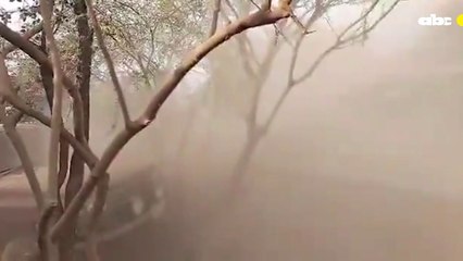 Ambulancia del Ministerio de Salud auxilia a fanáticos del Rally del Chaco