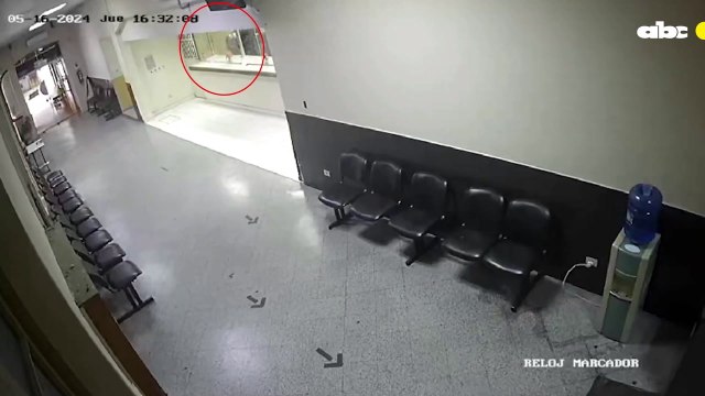 Las Imágenes De Circuito Cerrado Previo Al Incendio En Caja De Jubilados