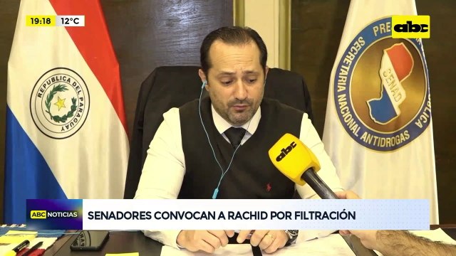 Video: senadores convocan a Jalil Rachid por supuesta filtración