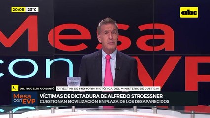 Video: esto dice Rogelio Goiburú sobre las movilizaciones pro-Israel en la Plaza de los Desaparecidos