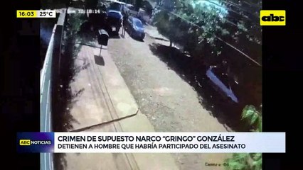 Video: detienen a presunto implicado en asesinato de “Gringo” González