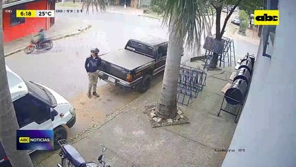 Luque: Buscan a los autores de robo que fue captado en CCTV