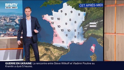 De la pluie dans l'Est et des éclaircies sur le reste de la France, avec des températures comprises entre 5°C et 15°C... La météo de ce mercredi 3 décembre