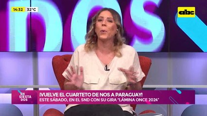 Video: ¡Vuelve el Cuarteto de Nos a Paraguay!