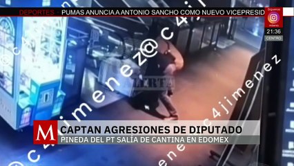 Captan en video al diputado del PT, Wblester Santiago Pineda, en estado de ebriedad, Edomex
