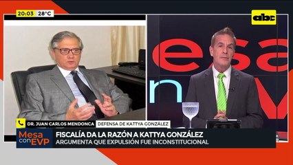 Video: Fiscalía dio la razón a Kattya González y argumentó que expulsión fue inconstitucional