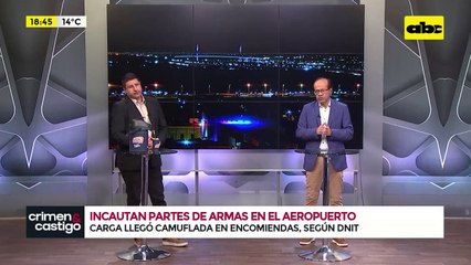 Video: incautan partes de armas de alto calibre en el Aeropuerto Silvio Pettirossi