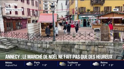 Le marché de Noël d'Annecy exaspère certains riverains de la vieille ville