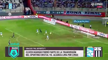 Así se vivió la narración de Pol Deportes durante el Cristal vs. Alianza por L1 MAX