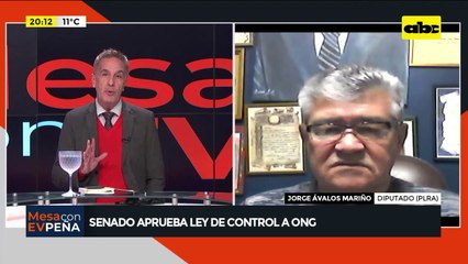 Senado aprobó ley de control a ONG: esto dice el diputado Jorge Ávalos