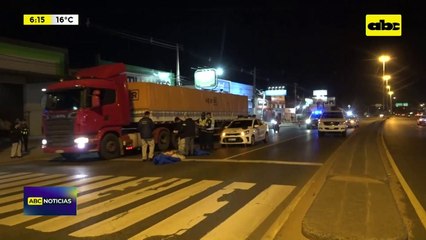 Mariano R. Alonso: Mujer falleció tras ser arrollada