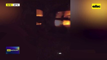 Ñu Guasu: Dos personas mueren calcinadas dentro de un auto